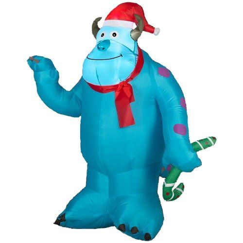  Gemmy Airblown Inflatable Christmas Disney Monsters University Sulley 3.5 Tall