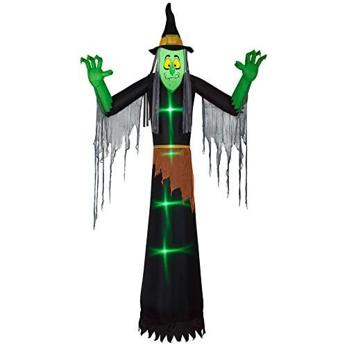  할로윈 용품Gemmy 74981 Airblown Shortcircuit Witch w/Clothing Halloween Inflatable