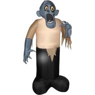 Gemmy Halloween Animated Inflatable Shaking Zombie, 41.34-Inch by 31.5-Inch by 72.05-Inch
