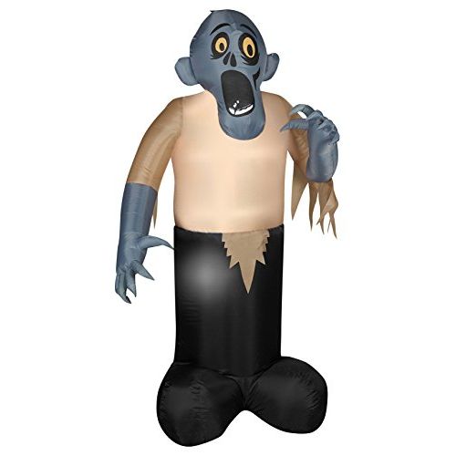  할로윈 용품Gemmy Halloween Animated Inflatable Shaking Zombie, 41.34-Inch by 31.5-Inch by 72.05-Inch