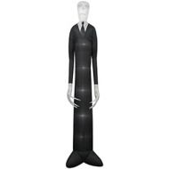 Gemmy Outdoor Halloween Holiday Yard Decor 12 ft. Inflatable Short Circuit Slim Man Classic White