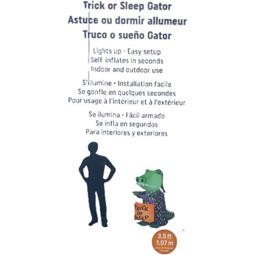  할로윈 용품2021 Gemmy Halloween Inflatables (Trick or Sleep Gator)