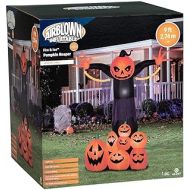 Gemmy LightShow 9FT Halloween Projection Inflatable Fire and Ice Pumpkin Reaper Outdoor Decoration