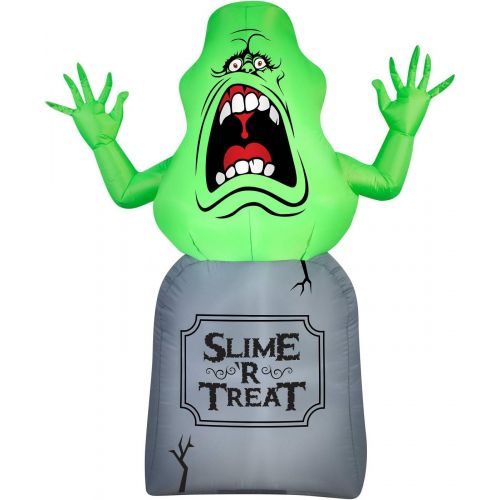  할로윈 용품Halloween Inflatable 5 Slimer on Tombstone Ghost Busters Prop Decoration By Gemmy