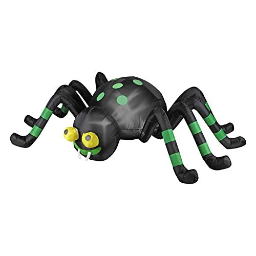  할로윈 용품Halloween Inflatable 8 Animated Spider with Spinning Eyes By Gemmy