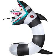 Gemmy 9.5 Animated Airblown Inflatable Beetlejuice Sandworm w/LEDs
