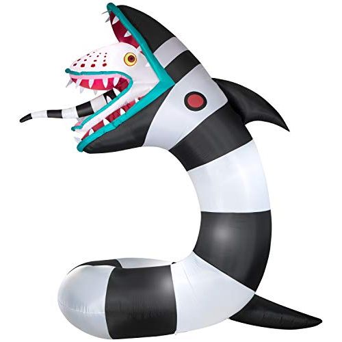  할로윈 용품Gemmy 9.5 Animated Airblown Inflatable Beetlejuice Sandworm w/LEDs