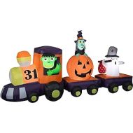 할로윈 용품Gemmy 11.5 Airblown Inflatable Halloween Train Scene