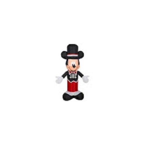  할로윈 용품Gemmy 3 1/2 Airblown Inflatable Mickey Mouse Wearing A Skeleton Outfit Yard Decoration 222878
