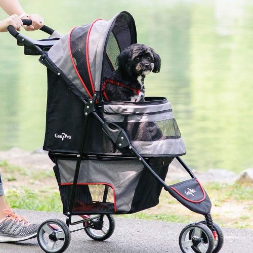  Gen7Pets Gen7 Regal Plus Pet Stroller for Dogs and Cats  Lightweight, Compact and Portable with Durable Wheels