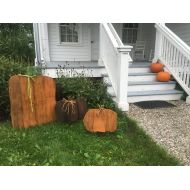 /GenDRusticCreations Large Wooden Pumpkin, Rustic Reclaimed Wood Pumpkin, Wood Pallet Pumpkin, Fall Decor, Yard Decor, Pumpkin, Halloween decor, Pumpkin decor