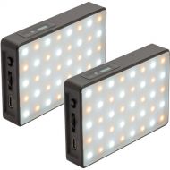 Genaray RGB-CP425 Compact On-Camera RGB LED Light Panel (2-Light Kit)