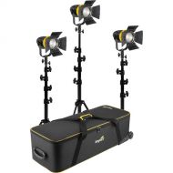 Genaray Torpedo Portable Daylight Focusing 3-LED Light Kit