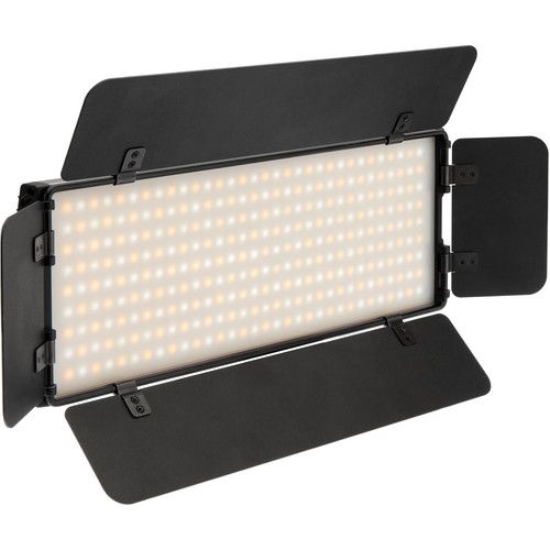  Genaray Ultra-Thin Bicolor 288 SMD LED On-Camera Light Basic Kit with Two Batteries and Dual Charger