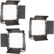 Genaray Square 60 1x1 Bi-Color LED Light Panel (3-Light Kit)