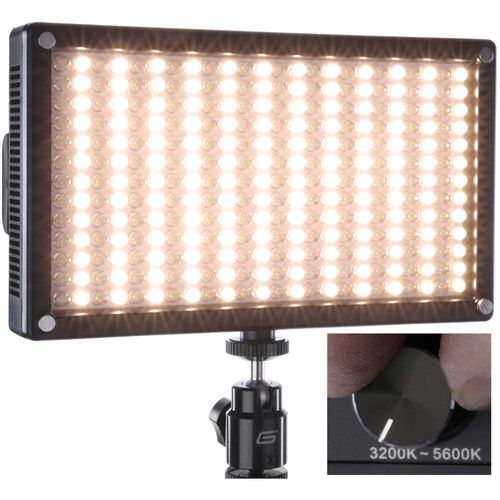  Genaray LED-7100T 312 LED Variable-Color On-Camera Light