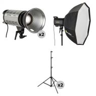 Genaray Endeavor ML-33K Daylight LED Monolight 2-Light Kit