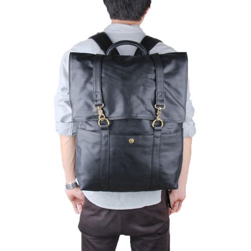  Genda 2Archer Vintage PU Leather Travel Backpack Hot School Bag