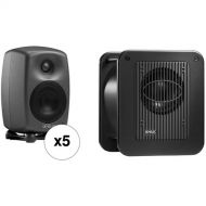 Genelec 8020D.LSE Espresso - 5.1 Monitoring System for Pro Audio Applications (Producer Finish)