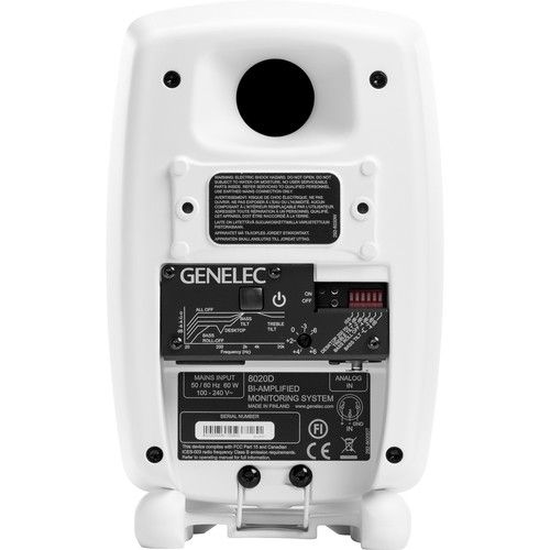  Genelec 8020D Studio Monitor (White Finish)