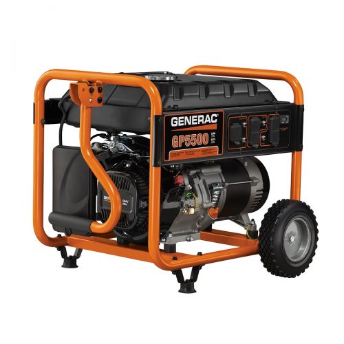  Generac 5939 - 5500-Watt Gasoline Powered Portable Generator, 49 State