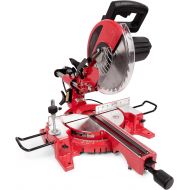 [아마존베스트]GENERAL INTERNATIONAL 10 Compound Sliding Miter Saw - 15A Dual Slide Rail Chop Saw with 0-45° Bevel & Laser Alignment System - MS3005