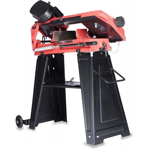  GENERAL INTERNATIONAL 4.5 Metal Cutting Bandsaw - 5A Horizontal or Vertical Band Saw with Cast Iron Steel Frame & 3 Cutting Speeds - BS5205