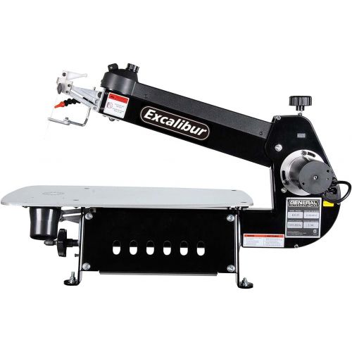  General International EXCALIBUR 16 Scroll Saw - 1.3A Variable Speed Woodworking Saw with Tilting head & Easy Blade Change - EX-16