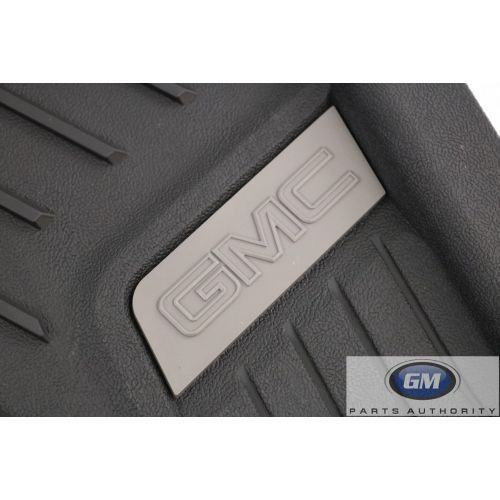  General Motors GM Accessories 84056628 Front Floor Liners in Jet Black with GMC Logo