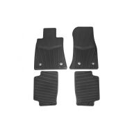 General Motors GM Accessories 22759927 Front and Rear All-Weather Floor Mats in Jet Black with ATS Logo