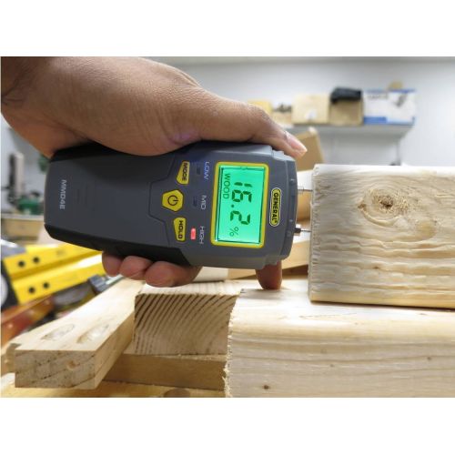  General Tools MMD4E Moisture Meter, Pin Type, Digital LCD