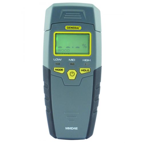  General Tools MMD4E Moisture Meter, Pin Type, Digital LCD