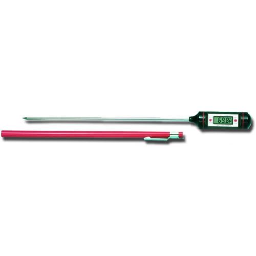  General Tools Digital Thermometer #DT310LAB, 8 Inch Extra Long Stainless Steel Probe, -58 to 302 degrees Fahrenheit (-50 to 150 degrees Celsius) Range with High and Low Alarms, Aut