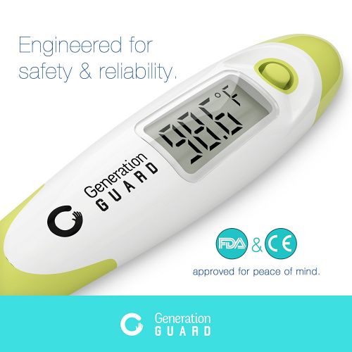  Generation Guard Medical Digital Thermometer for Baby, Kids & Adults ~ Accurate 15 Second Read with Latest...