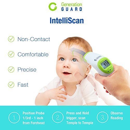  Generation Guard Clinical Forehead Thermometer FDA Approved Instant Read Sensor for Digital Fever Measurement...