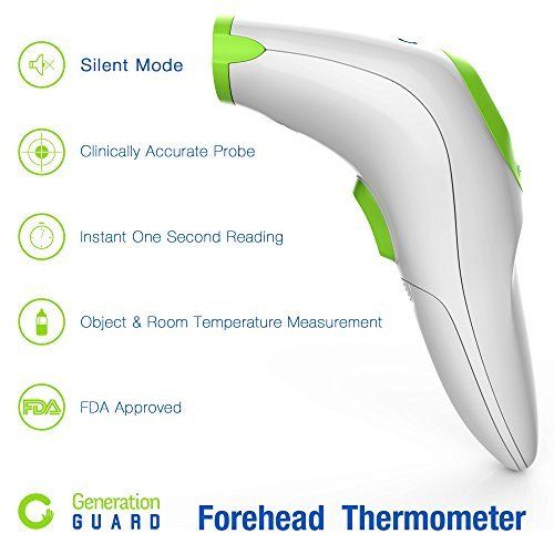  Generation Guard Clinical Forehead Thermometer FDA Approved Instant Read Sensor for Digital Fever Measurement...