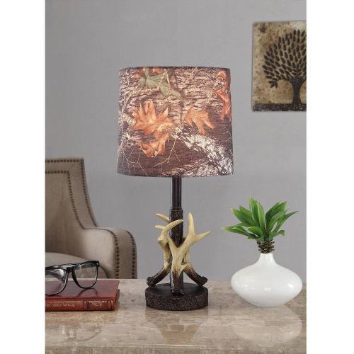 제네릭 Mossy Oak Antler Accent Lamp with CFL Bulb