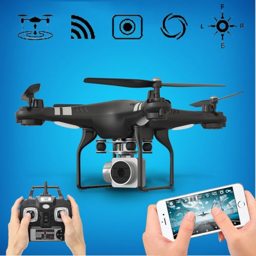 제네릭 Generic 2.4GHz 1080P 170° Wide-angle Lens Cam Quadcopter RC Drone WiFi FPV Live Helicopter Hover, 3D Flip Funtion