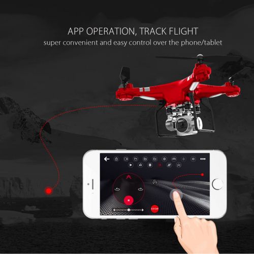 제네릭 Generic 2.4GHz 1080P 170° Wide-angle Lens Cam Quadcopter RC Drone WiFi FPV Live Helicopter Hover, 3D Flip Funtion