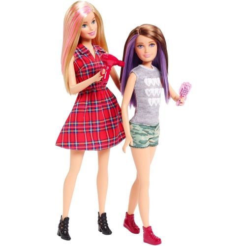 제네릭 Barbie Sisters Barbie and Skipper Dolls, 2 Pack