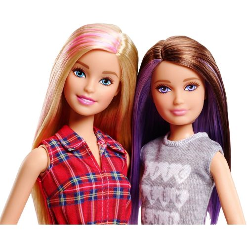 제네릭 Barbie Sisters Barbie and Skipper Dolls, 2 Pack