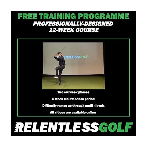 제네릭 Relentless Golf Speed Stick Training aid and Tempo Trainer. This Golf Training aid Will Help You gain Balance and Yards. Get Your Golf Swing Trainer Now, and Start Bombing Those Drives!