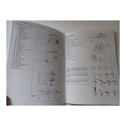 제네릭 Singer 7285Q Manual (Reproduction) Sewing Machine User