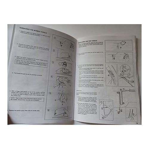 제네릭 Singer 7285Q Manual (Reproduction) Sewing Machine User