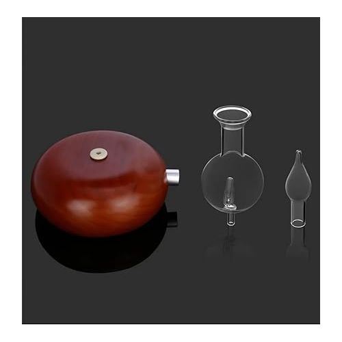 제네릭 Bulb Style Waterless Diffuser for Essential Oil, Dark Wood, TYL-ND-01