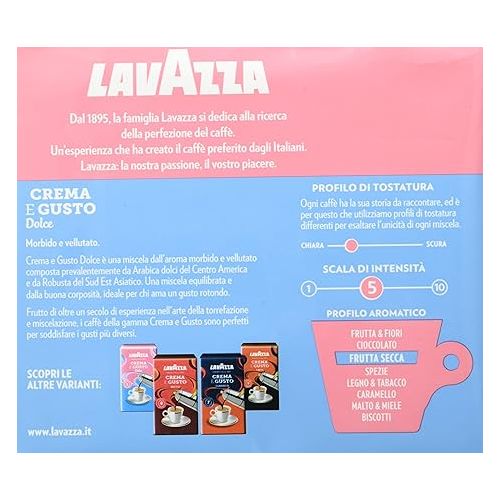 제네릭 Lavazza Caffe Macinato Crema e Gusto Dolce, 2 x 250g