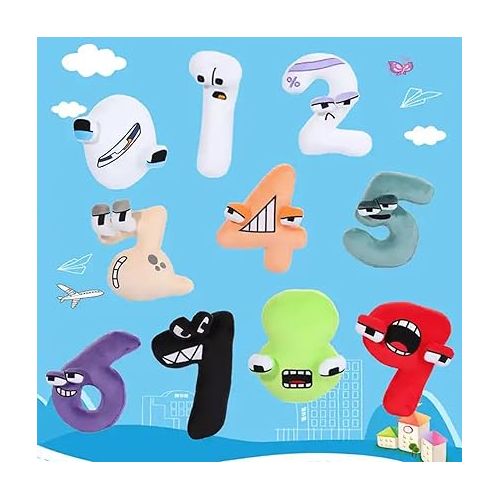 제네릭 26 Pcs Alphabet Lore ABC Plush Toy - Preschool Stuffed Animals & Toys - Birthday Christmas Thanksgiving for Kids - Alphabet Lore Toys - Alphabet Lore Plush - Alphabet Plushies