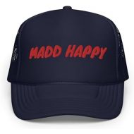 Madd and Happy at The Same Time Hood Talk Oxymoron's Verbiage Vernacular Foam Trucker hat