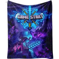 Games Blanket, Anime Soft Throw Blanket Gaming Blanket for Bedroom Couch Sofa Bed 60