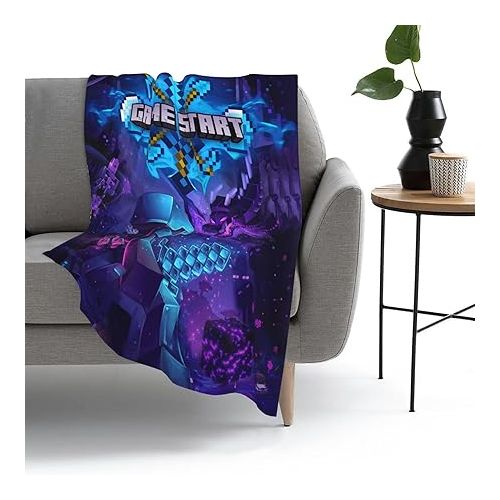 제네릭 Games Blanket, Anime Soft Throw Blanket Gaming Blanket for Bedroom Couch Sofa Bed 60